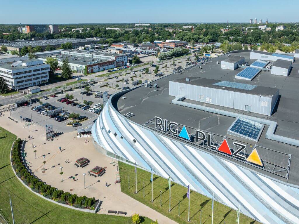 Riga plaza fotografēts ar dronu